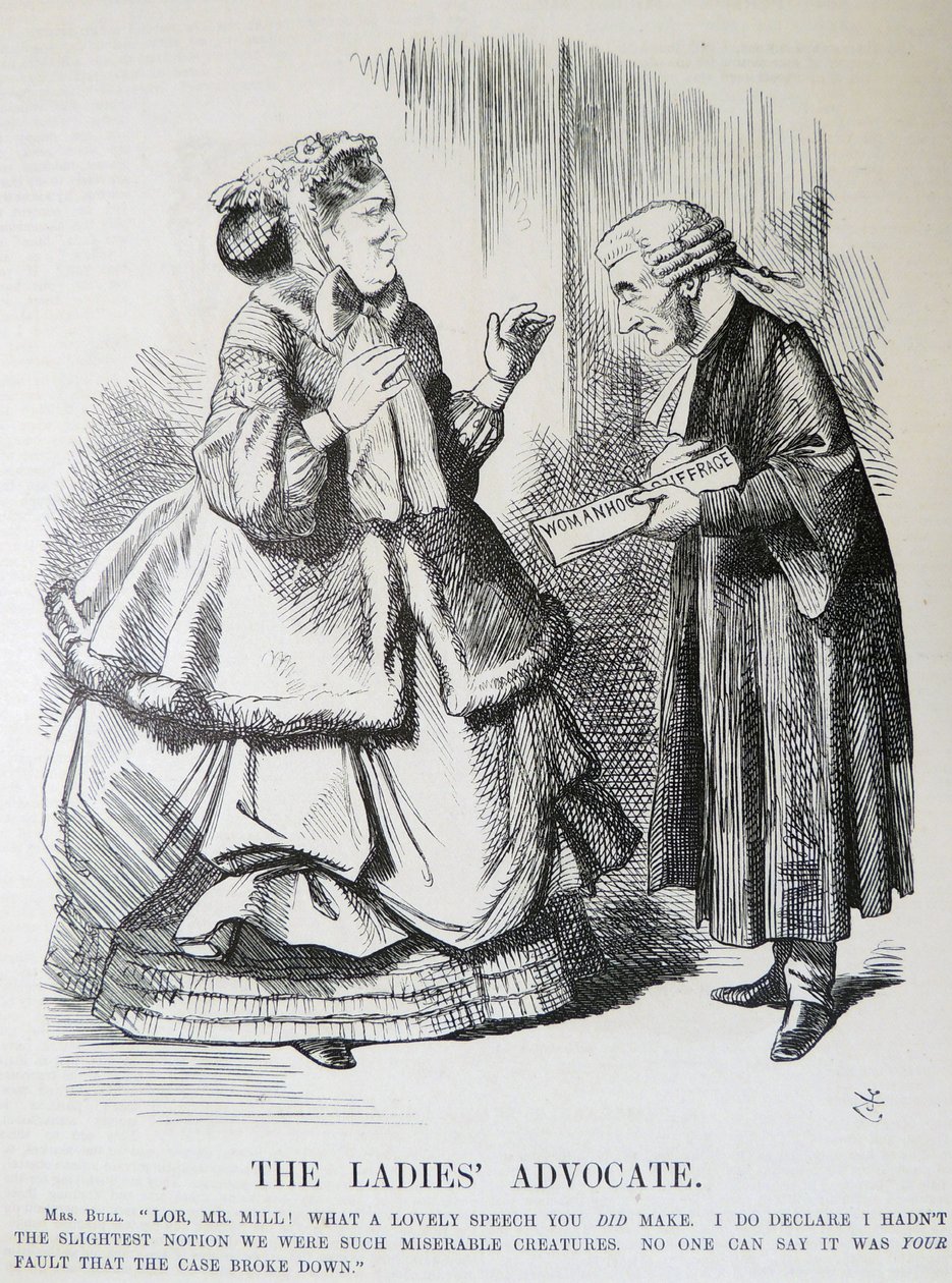 John Stuart Mill autorstwa John Tenniel