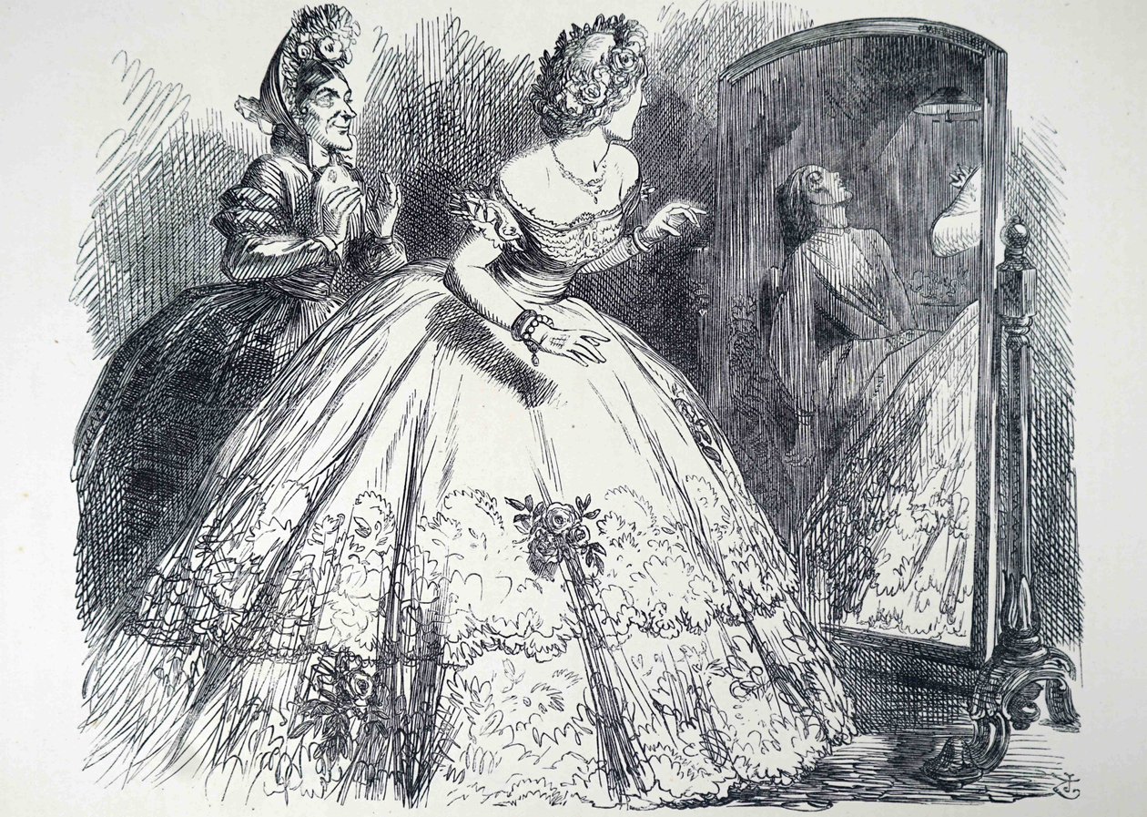 Nawiedzonej Pani. autorstwa John Tenniel