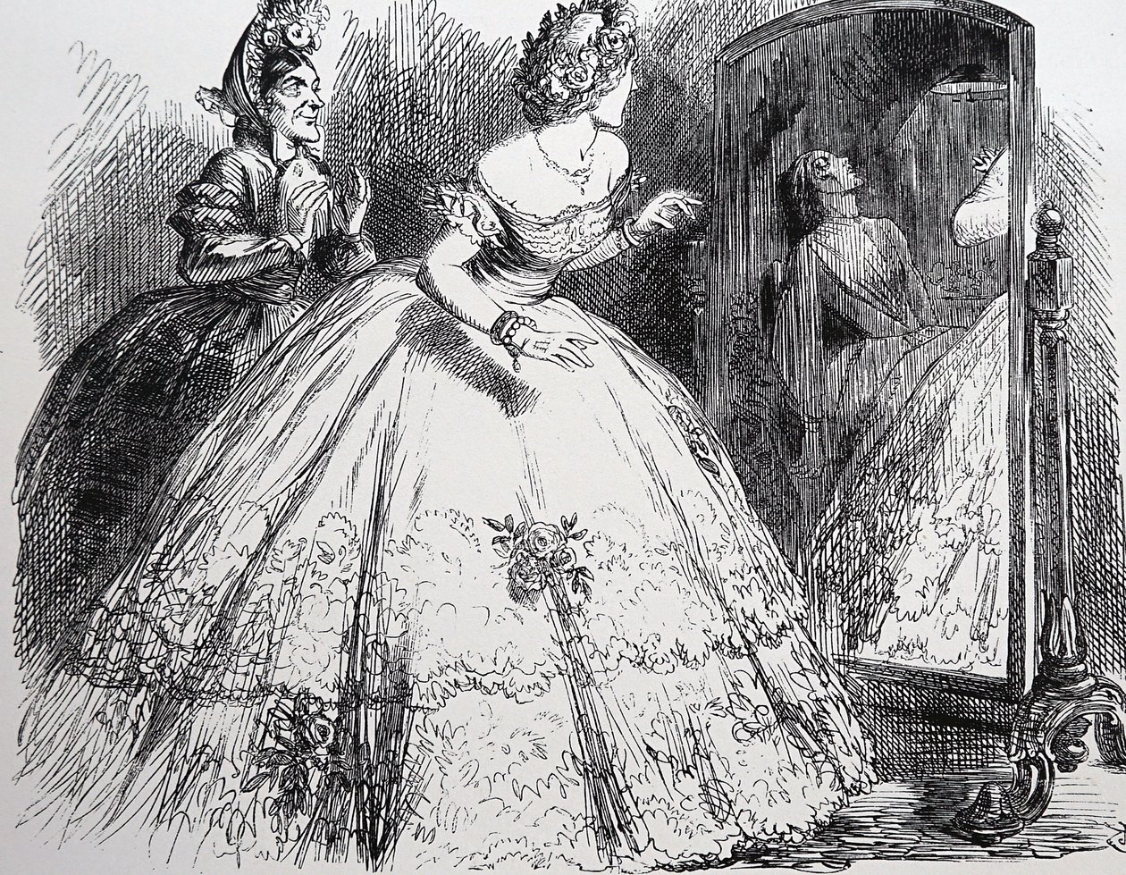 Nawiedzonej Pani autorstwa John Tenniel