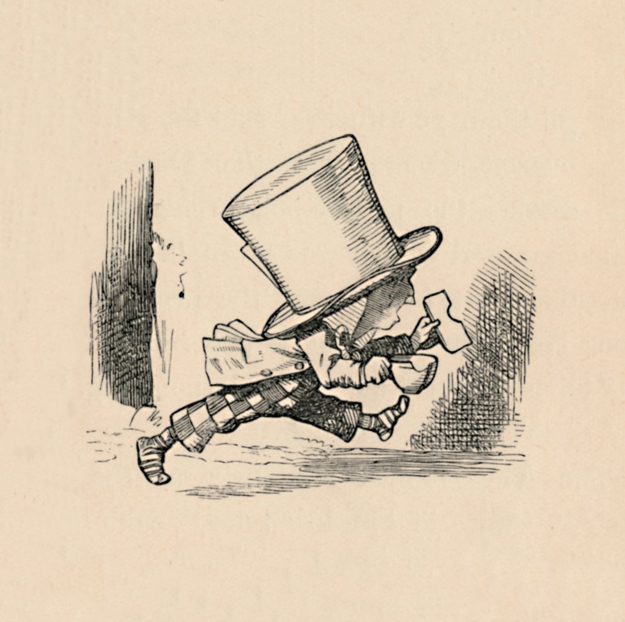 Szalony Kapelusznik, w rozdziale Tarty, 1889 autorstwa John Tenniel