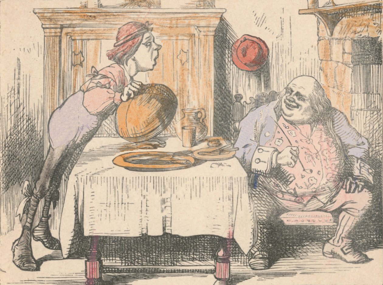 Trzeci z serii Ojciec William, 1889 autorstwa John Tenniel