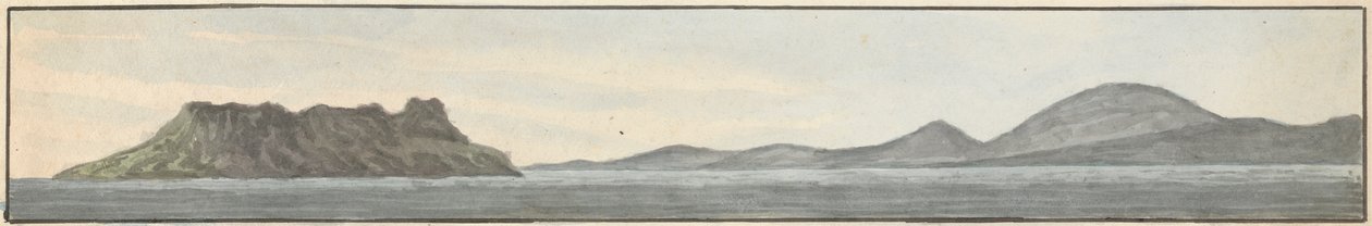 Gibraltar, z południowego zachodu na zachód autorstwa John Thomas Serres