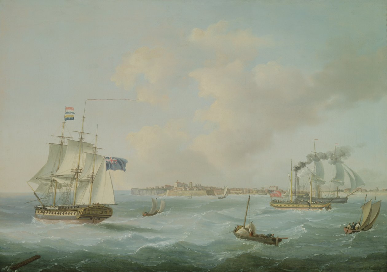 Wysyłka z Margate, 1825 autorstwa John Thomas Serres