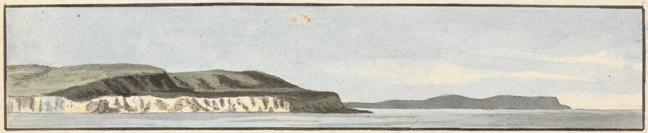 The Bill of Portland (jeden z trzech rysunków na jednym wierzchowcu) autorstwa John Thomas Serres