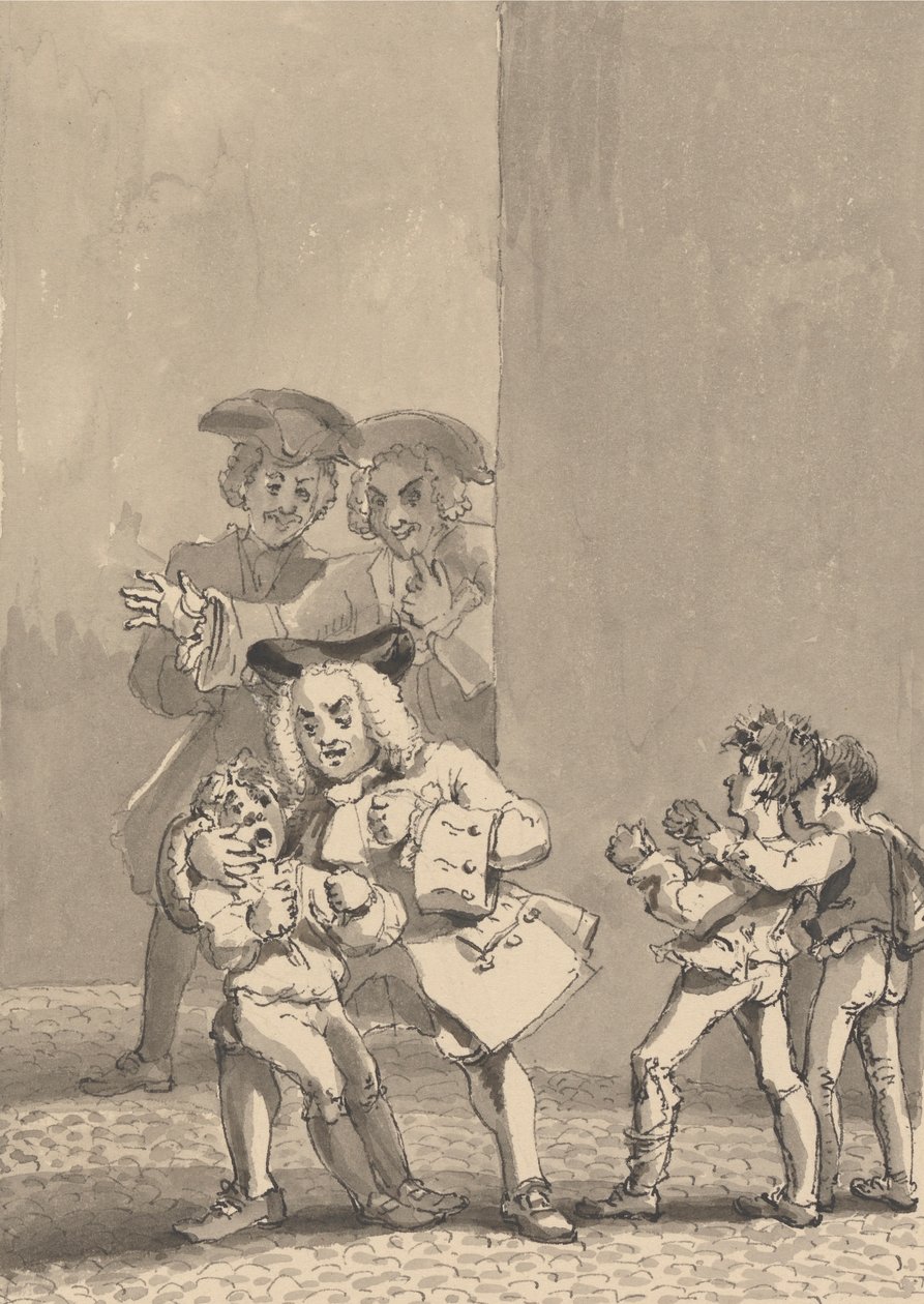 Hogarth śledzony przez Barry