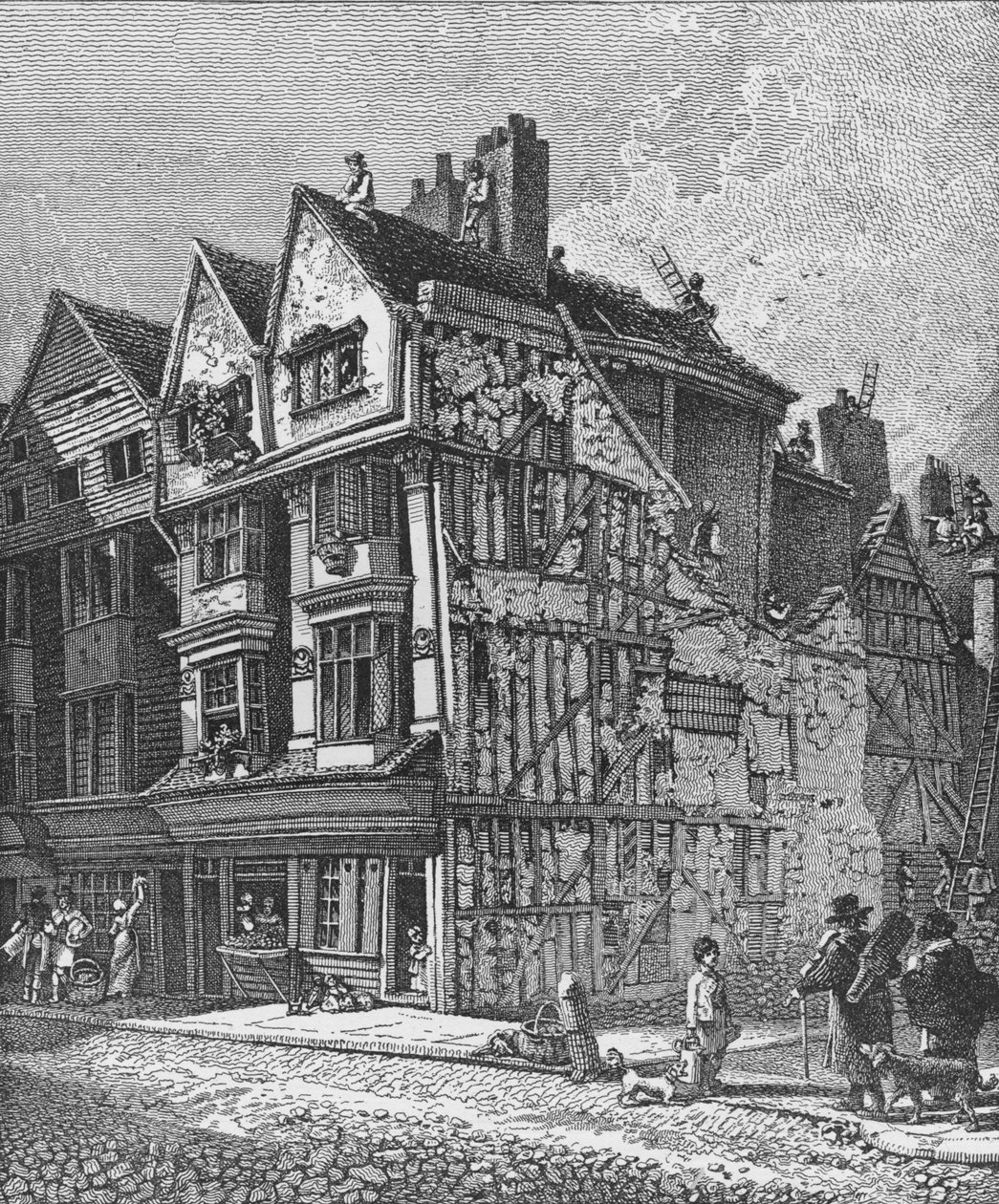 Long Lane, Smithfield, City of London, 1810 1911 autorstwa John Thomas Smith