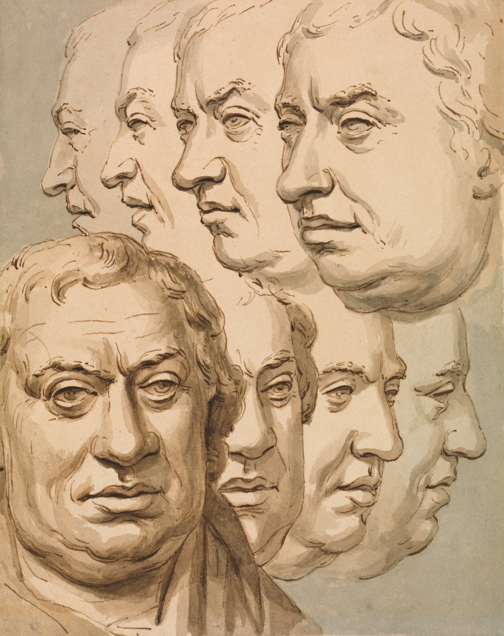 Studia na podstawie popiersia Samuela Johnsona autorstwa John Thomas Smith