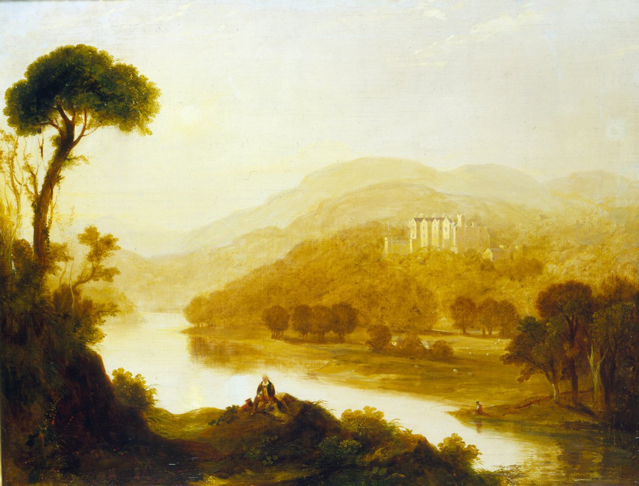 Abbotsford, dom Sir Waltera Scotta, 1828 autorstwa John Thomson