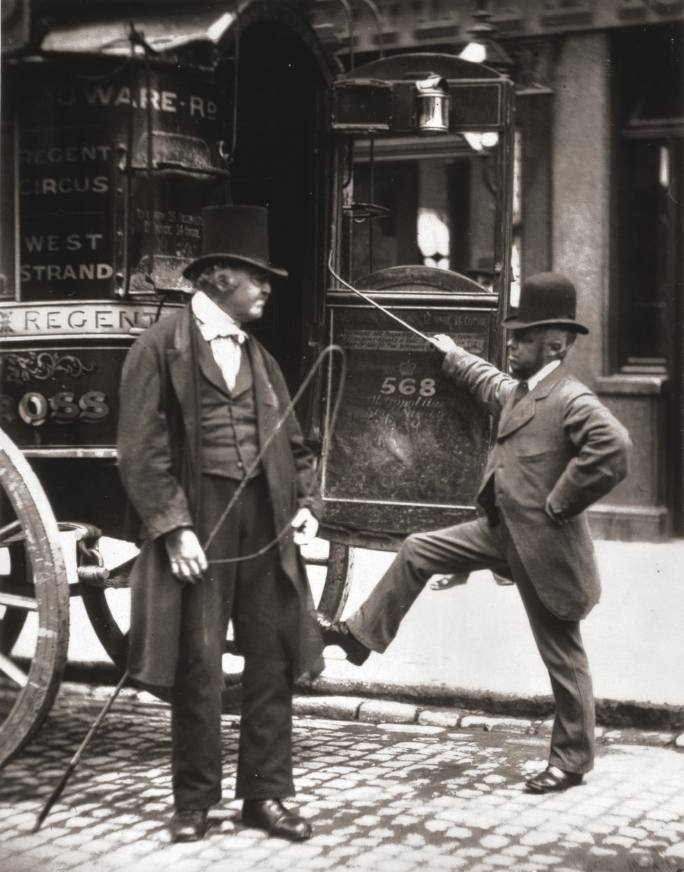 Żeliwny Billy, z „Street Life in London”, J. Thomson i Adolphe Smith autorstwa John Thomson