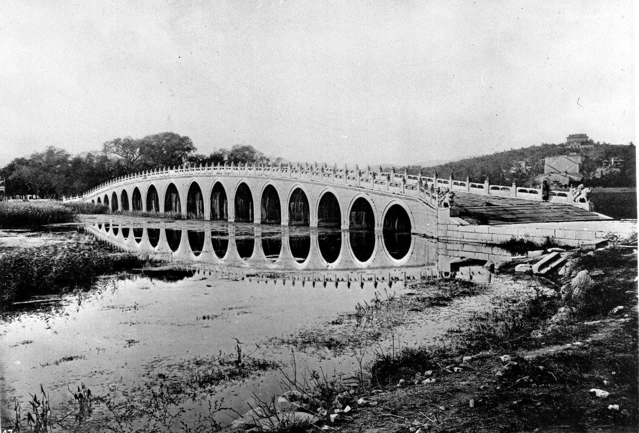 Chiny, most, ok. 1870 (zdjęcie) autorstwa John Thomson