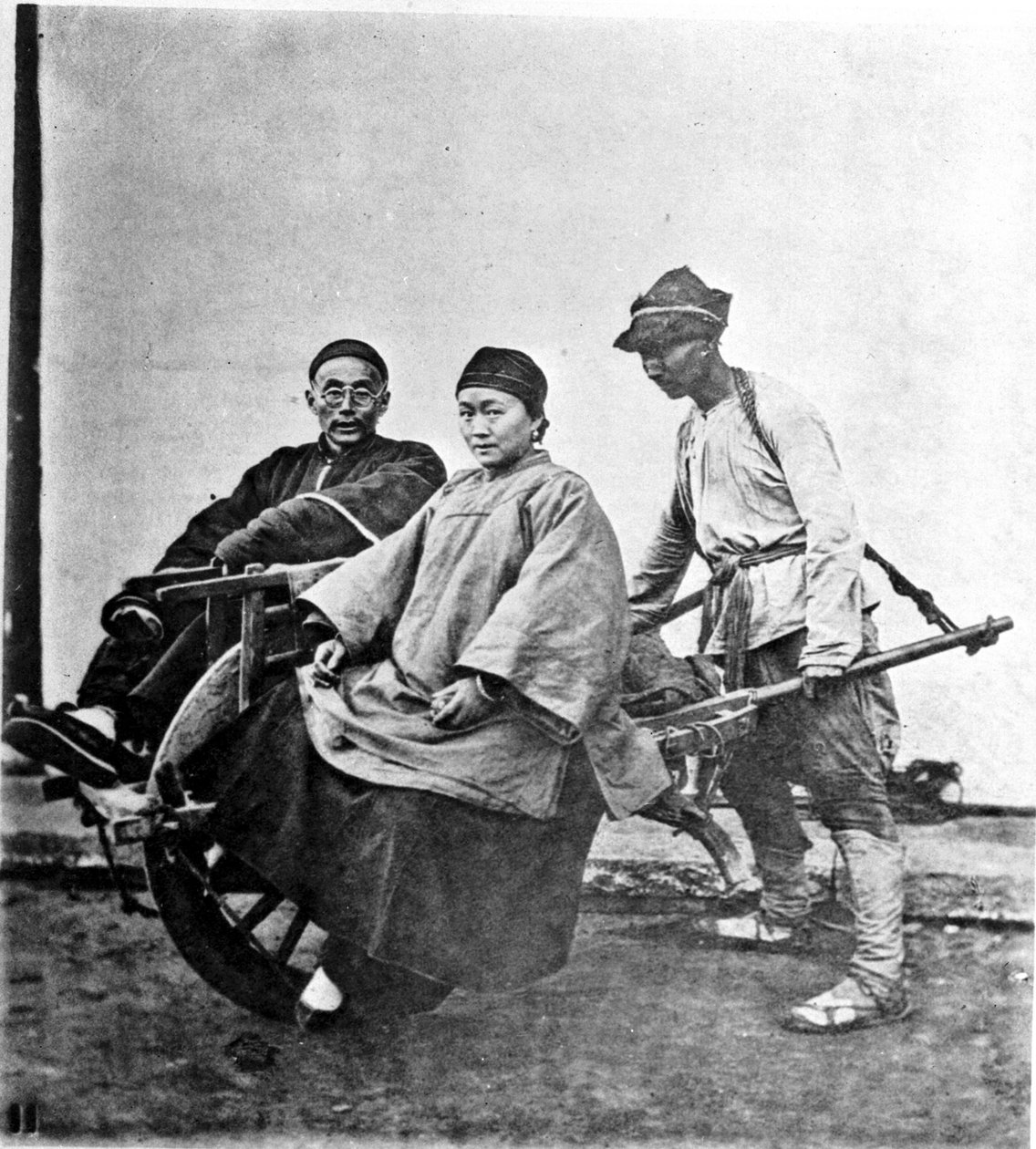 Chiny, riksza ok. 1870 (zdjęcie) autorstwa John Thomson