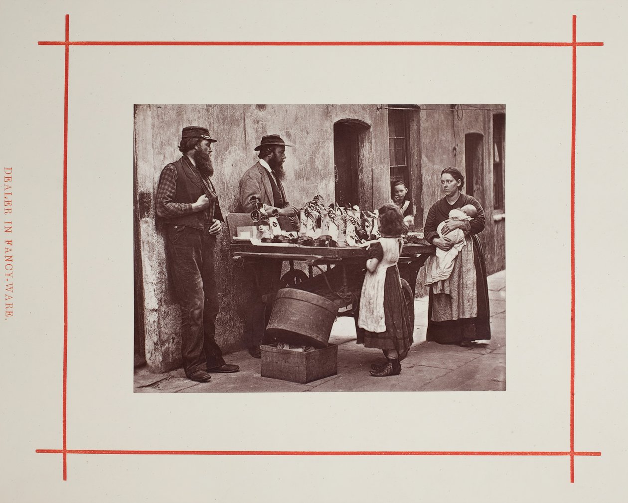Sprzedawca w Fancy-Ware, 1877. autorstwa John Thomson
