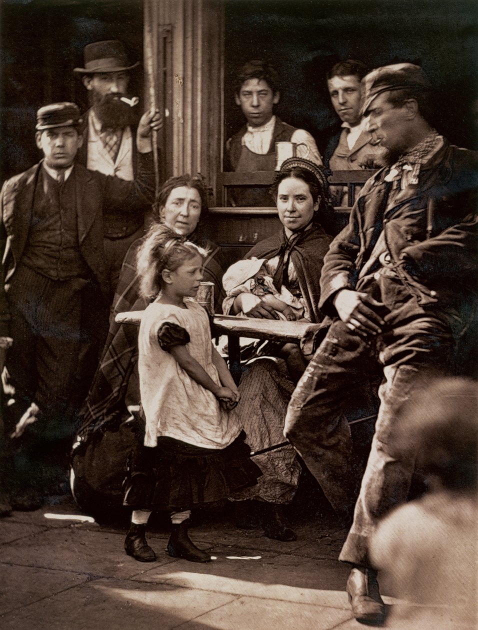 Hookey Alf z Whitechapel, z „Street Life in London”, 1877-78 (woodburytype) autorstwa John Thomson
