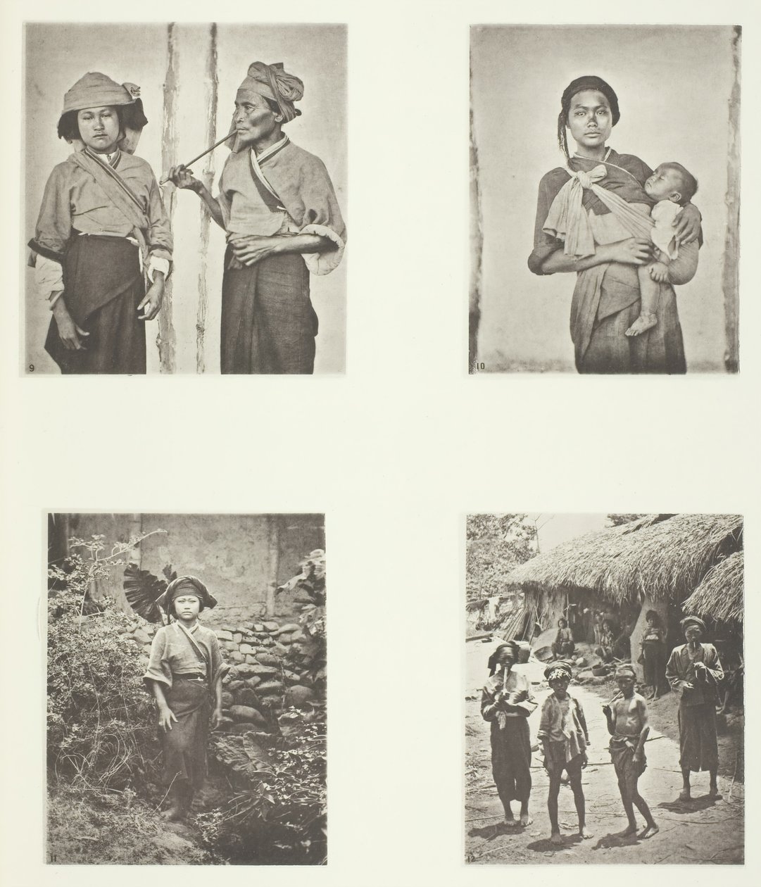 Kobiety Pepohoan, Sposób noszenia dziecka, Kostium kobiet Baksa, Lakoli, ok. 1930 r. 1868. autorstwa John Thomson