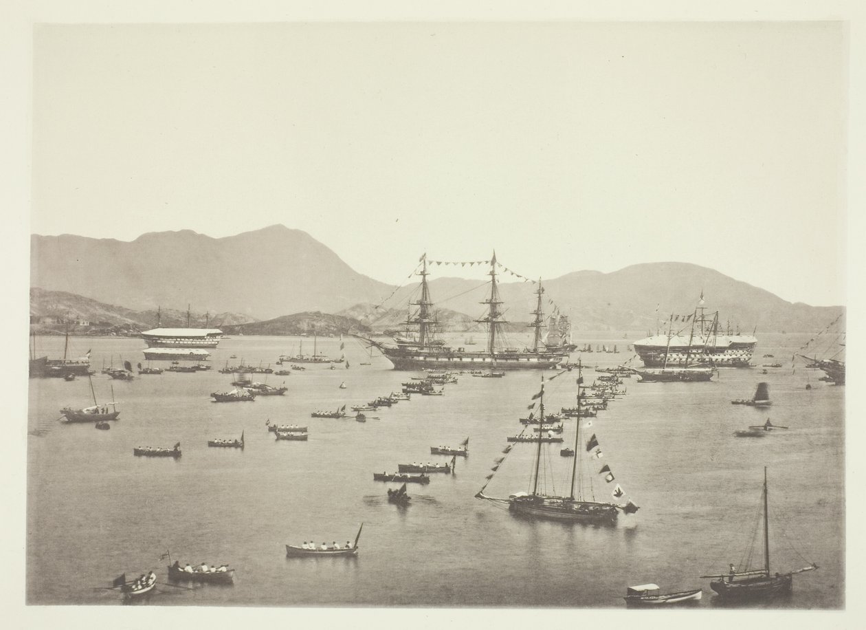 Port, Hong-Kong autorstwa John Thomson