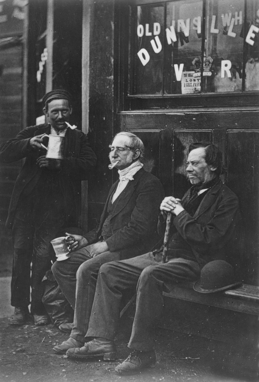Wall Workers, c.1877 (zdjęcie czarno-białe) autorstwa John Thomson