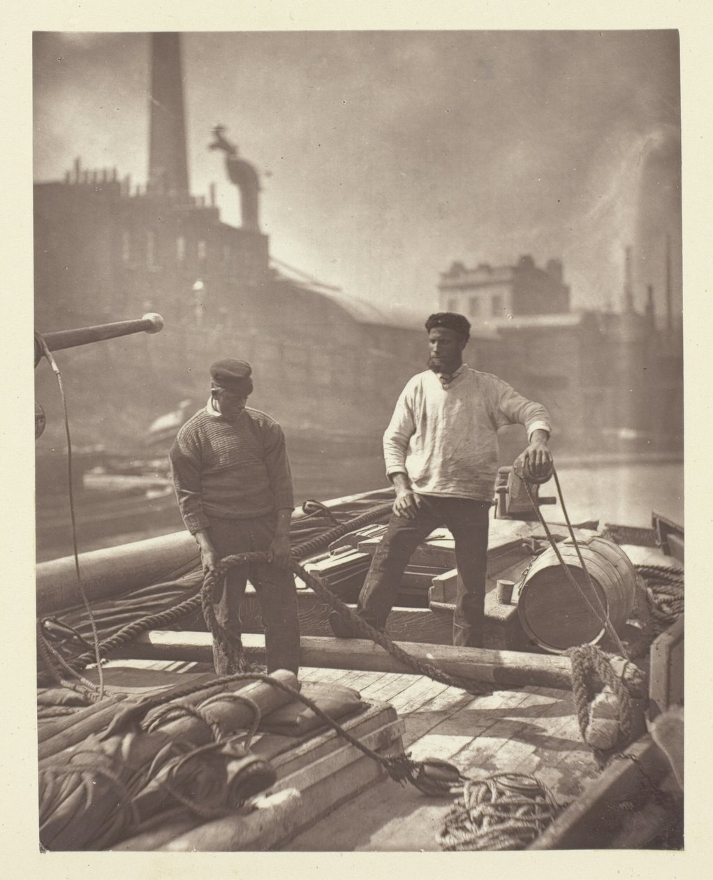Pracownicy na „Cichej Autostradzie” autorstwa John Thomson