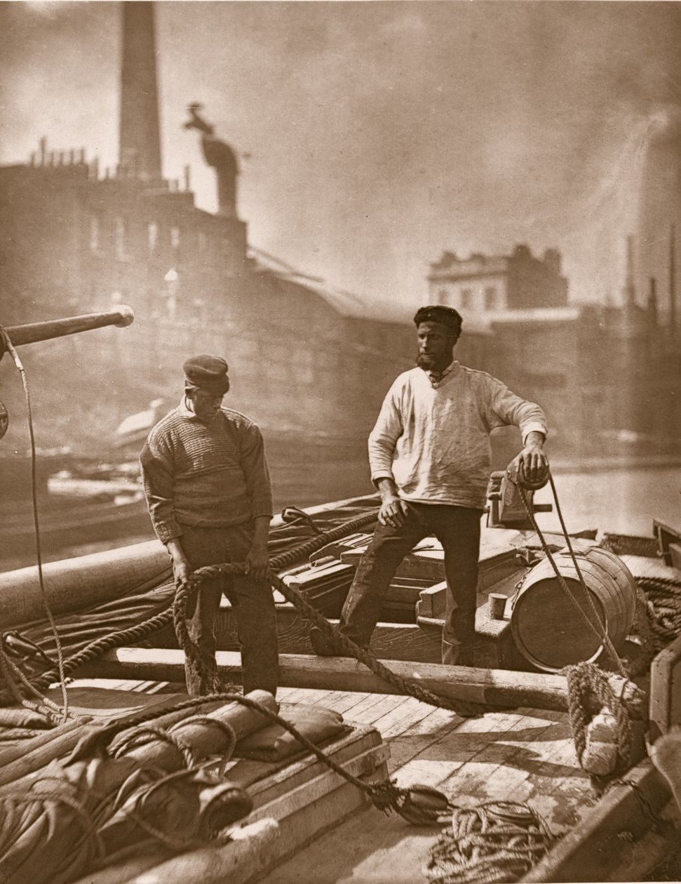 Robotnicy na „Silent Highway”, z „Street Life in London”, 1877-78 (woodburytype) autorstwa John Thomson