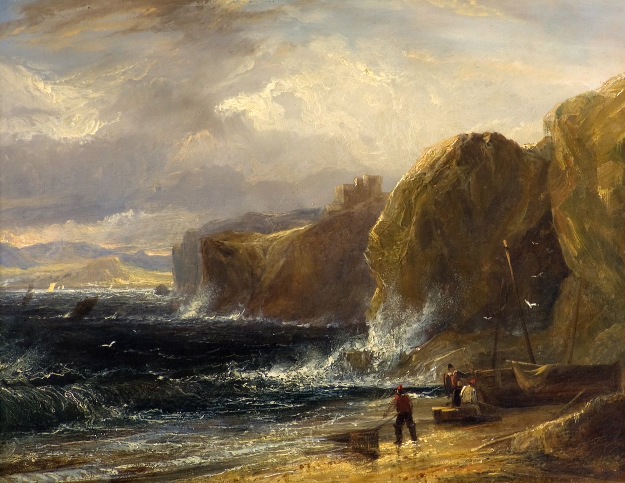 St Andrews Bay, Fife, c.1820-30 (olej na pokładzie) autorstwa John Thomson of Duddingston