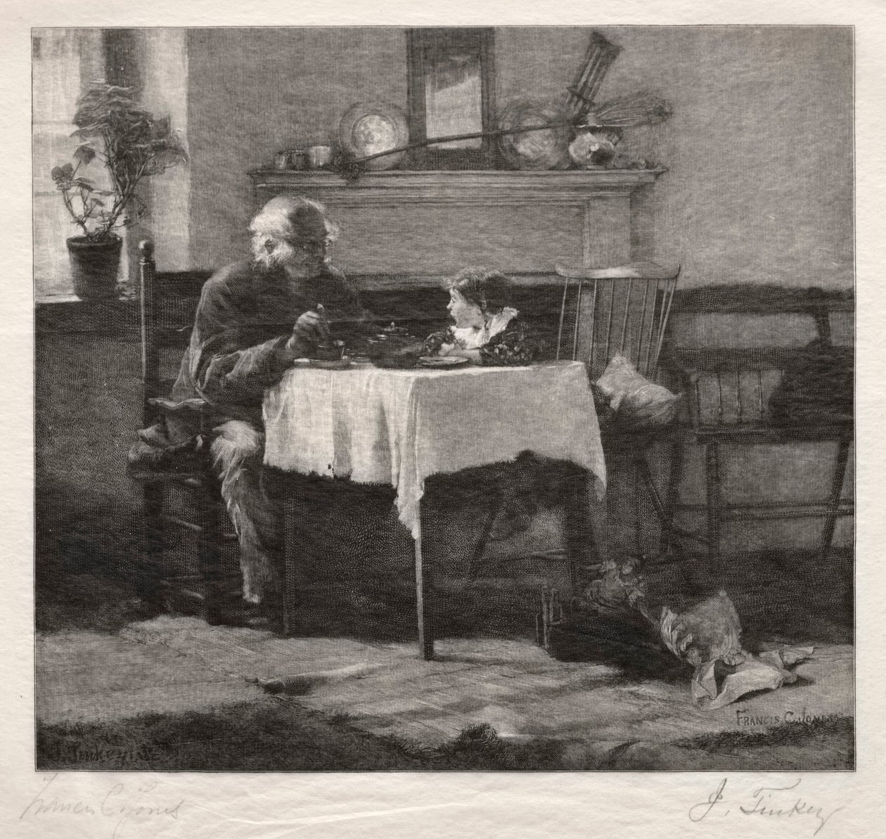 Wymiana zwierzeń, 1887. autorstwa John Tinkey