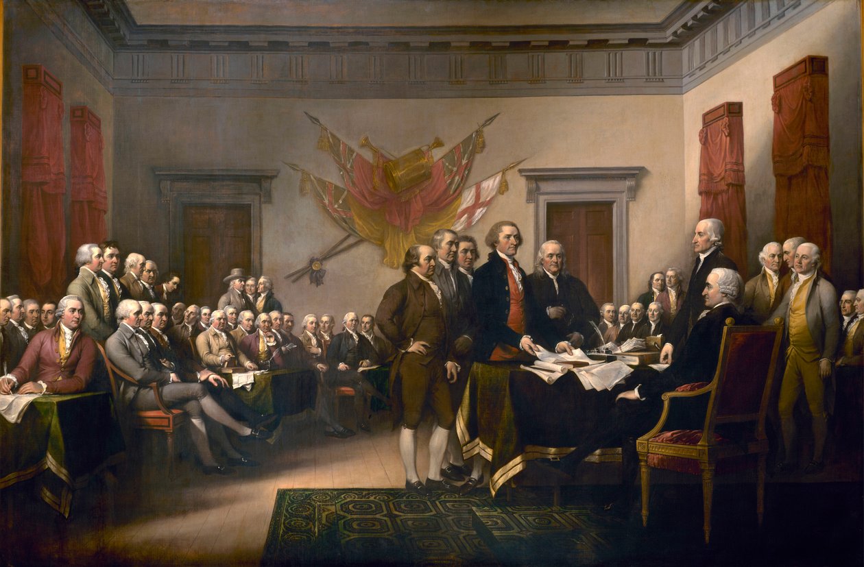 Deklaracja Niepodległości”, 1819. autorstwa John Trumbull