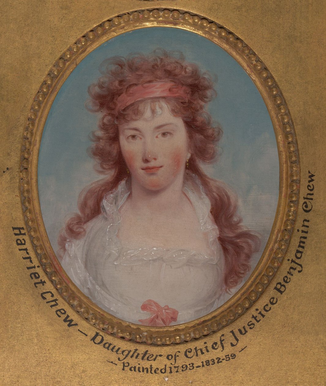 Harriet Chew (später Harriet Chew Carroll, 1775–1861) autorstwa John Trumbull