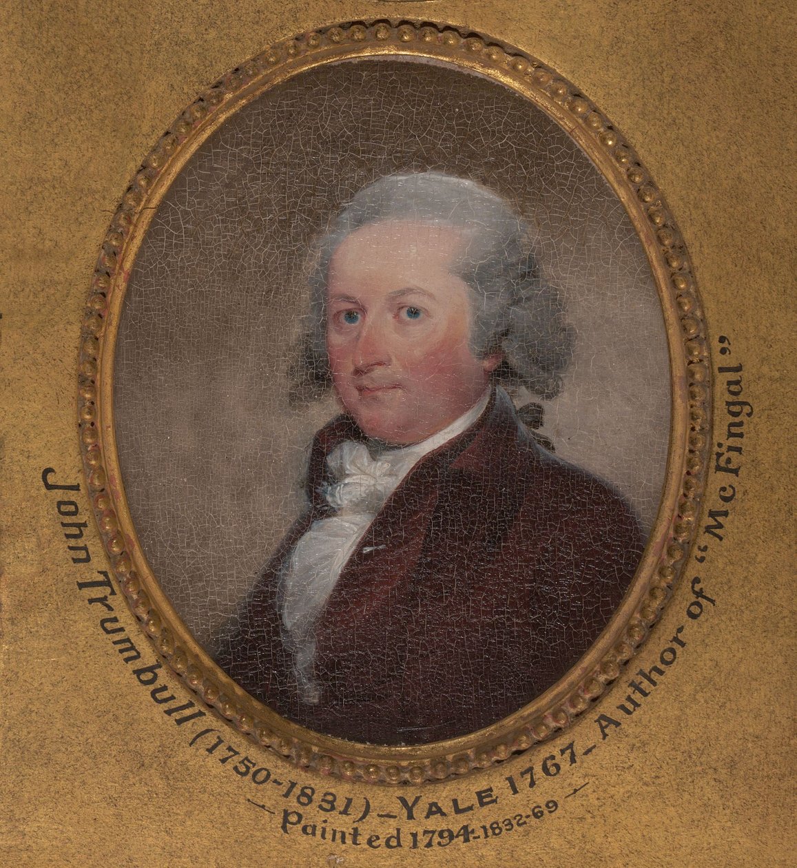 John Trumbull (1750–1831), B.A. 1767, M.A. 1770, LL.D. 1818 autorstwa John Trumbull