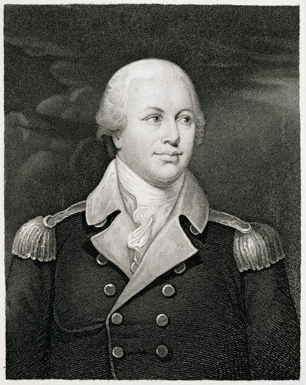 Generał dywizji Nathaniel Greene (1742-86), ryty przez Johna B. Forresta (1814-70) autorstwa John Trumbull