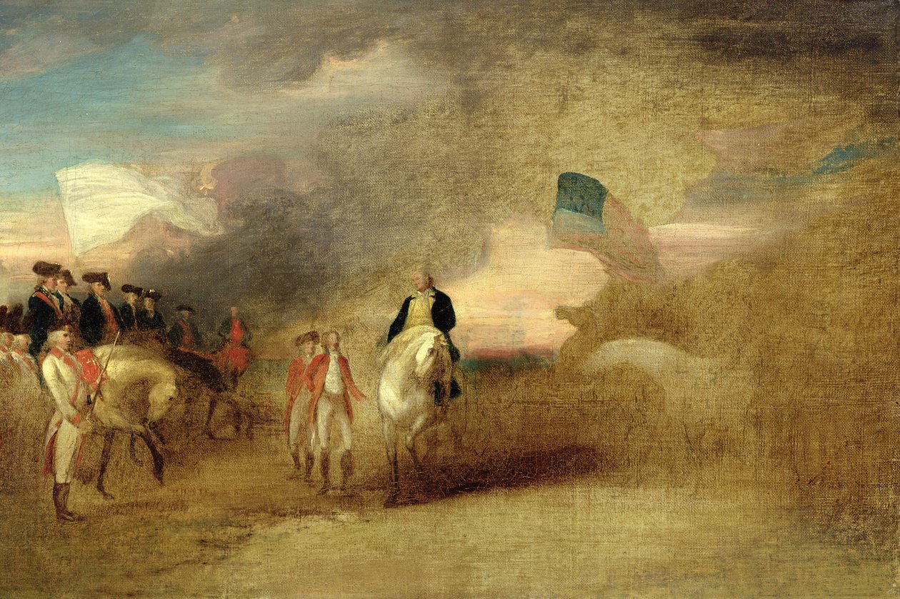 Kapitulacja Cornwallis w Yorktown, 1787 autorstwa John Trumbull