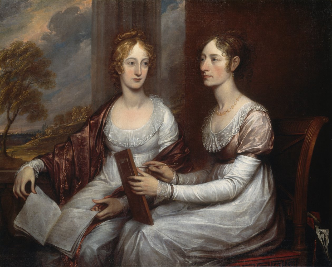 Panny Mary i Hannah Murray, 1806. autorstwa John Trumbull