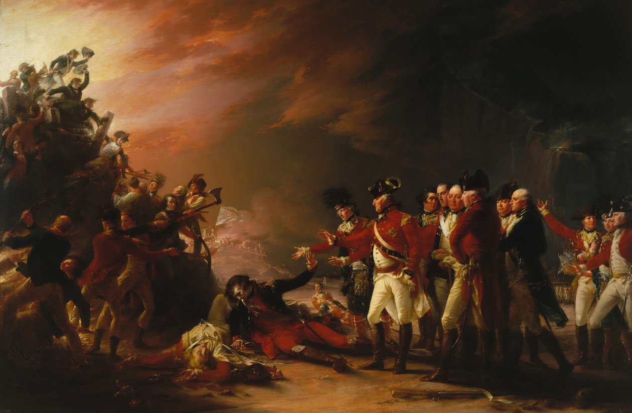 Wyprawa wykonana przez Garnizon Gibraltaru, 1789. autorstwa John Trumbull