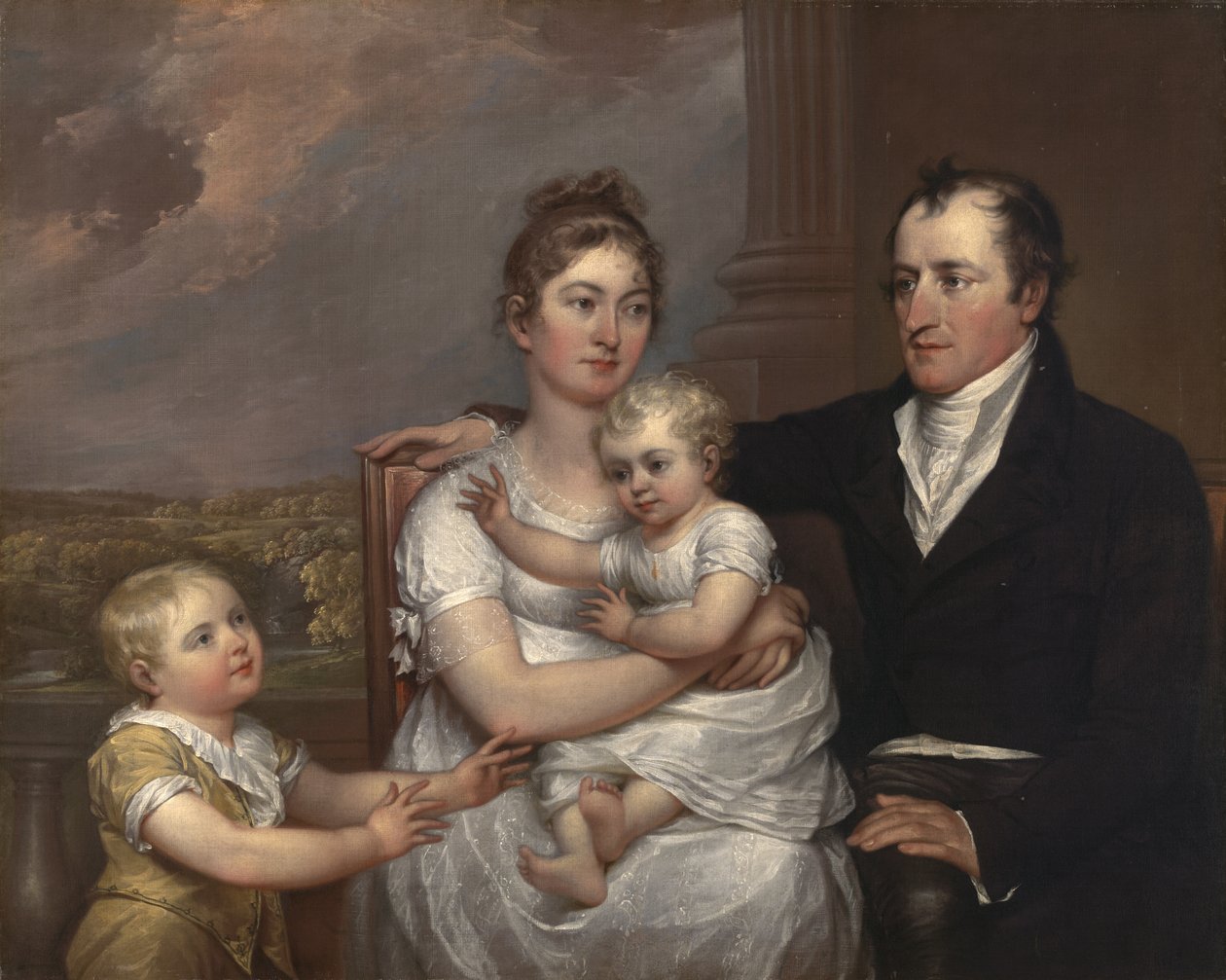 Rodzina Vernetów, 1806 autorstwa John Trumbull
