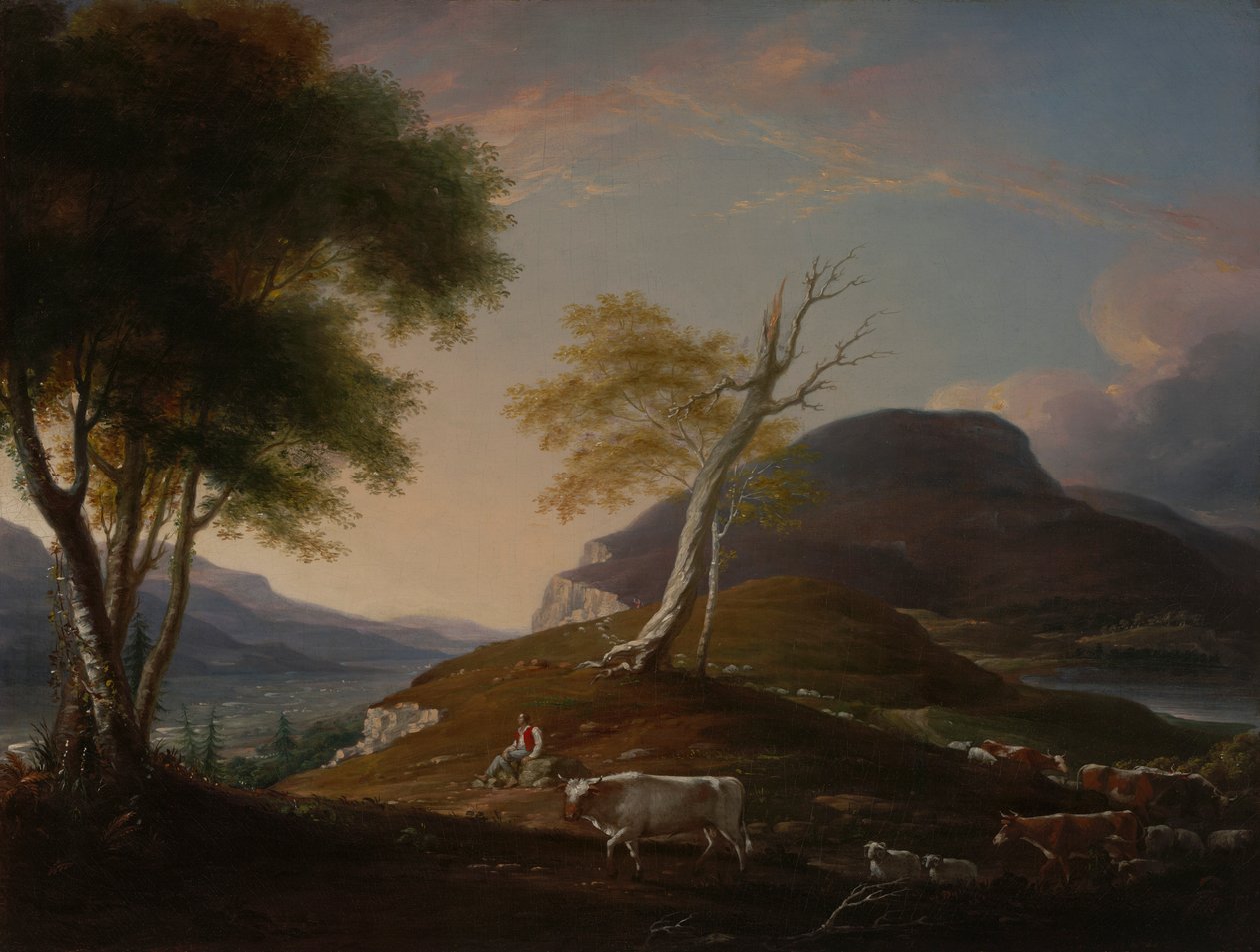 Widok na West Mountain w pobliżu Hartford autorstwa John Trumbull