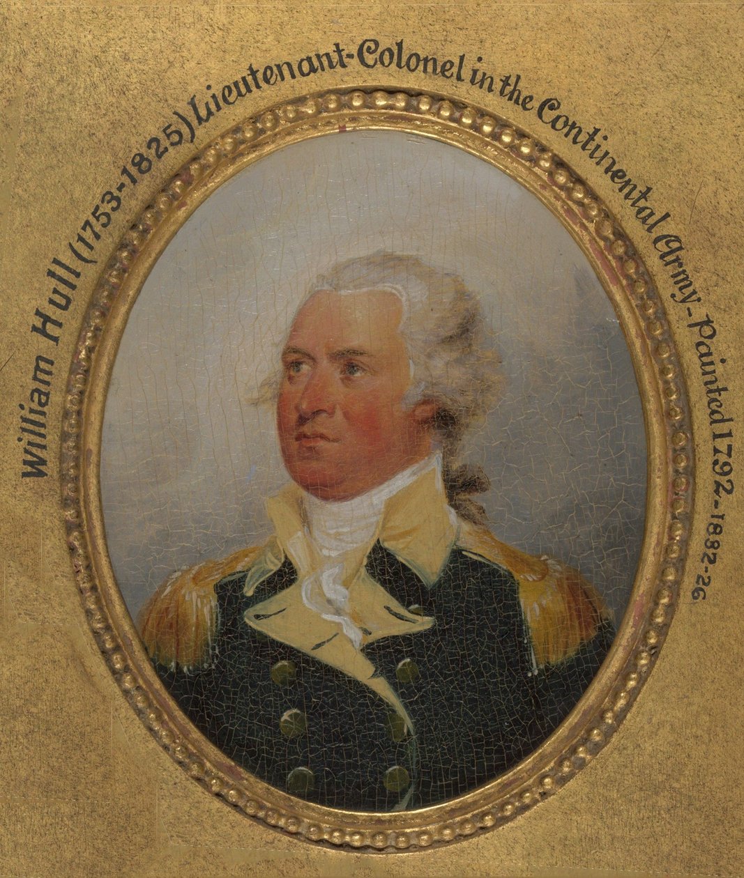 William Hull (1753–1825), B.A. 1772, M.A. 1779 autorstwa John Trumbull