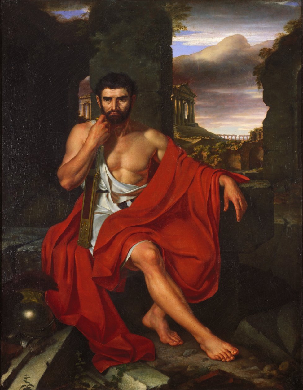 Gaius Marius wśród ruin Kartaginy, 1807 autorstwa John Vanderlyn