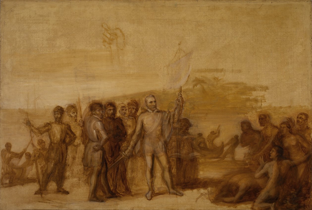Lądowanie Kolumba autorstwa John Vanderlyn