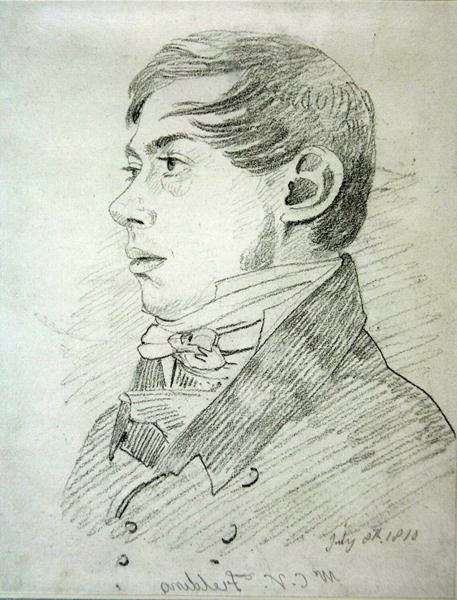 Anthony Vandyck Copley Fielding (1787-1855), 1810 (grafit na papierze tkanym) autorstwa John Varley