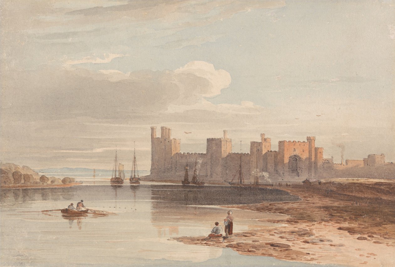 Zamek Carnarvon autorstwa John Varley