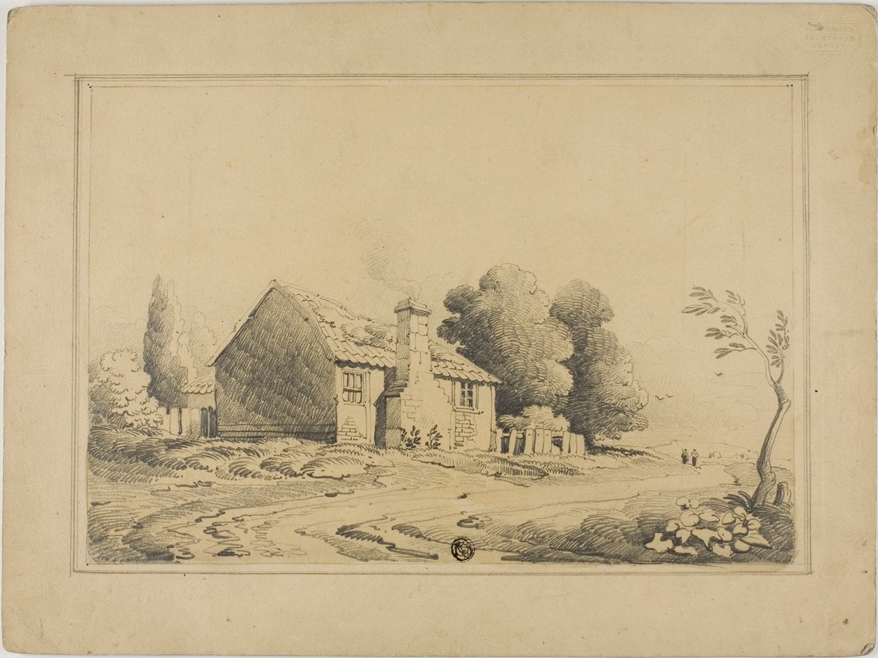 Domek obok ścieżki autorstwa John Varley