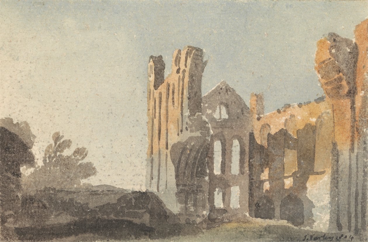Opactwo Kirkstall niedaleko Leeds autorstwa John Varley