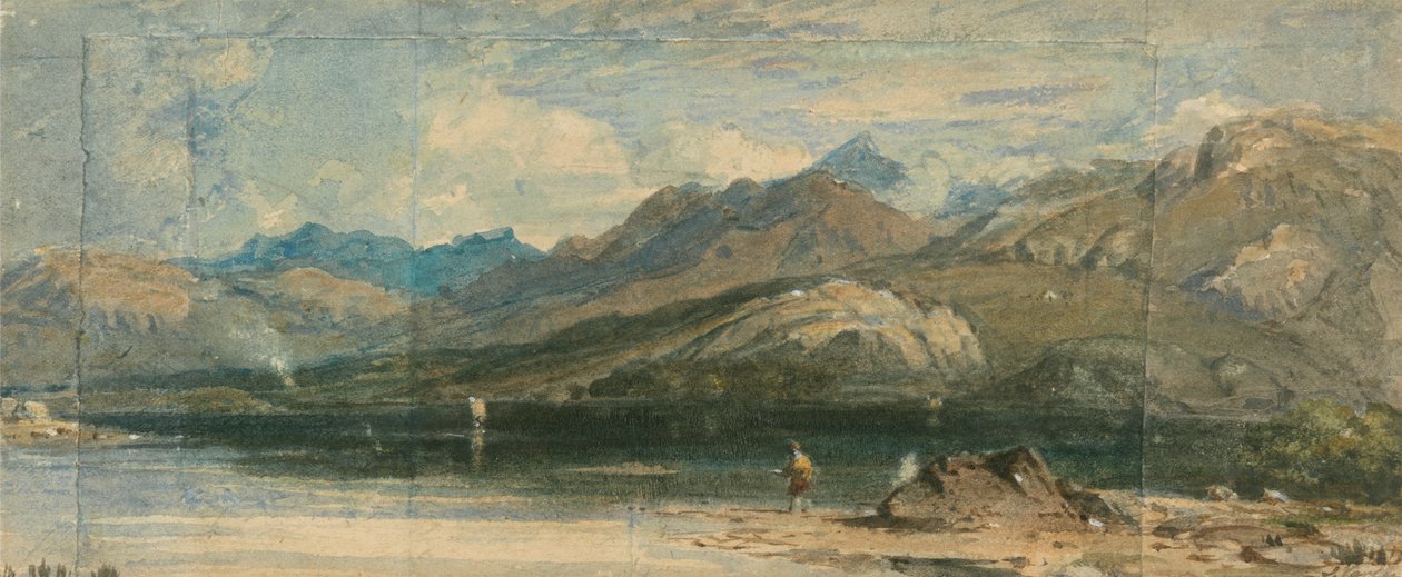 Llyn Dinas, Północna Walia autorstwa John Varley