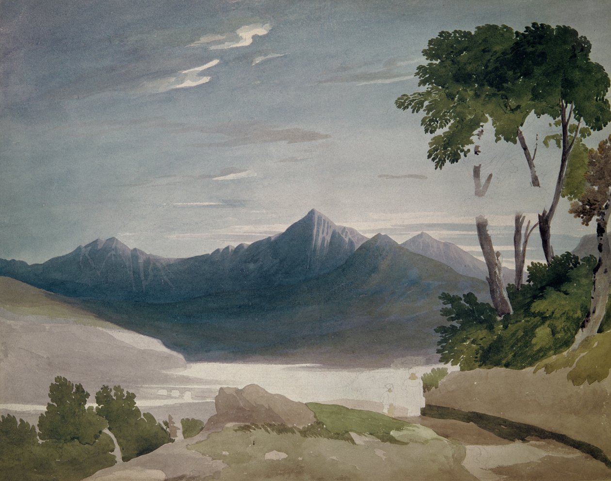 Snowdon, ok.1820 autorstwa John Varley