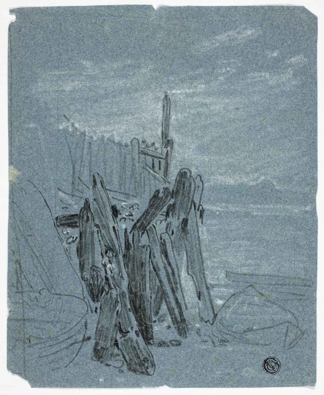 Stockade Near Shore autorstwa John Varley