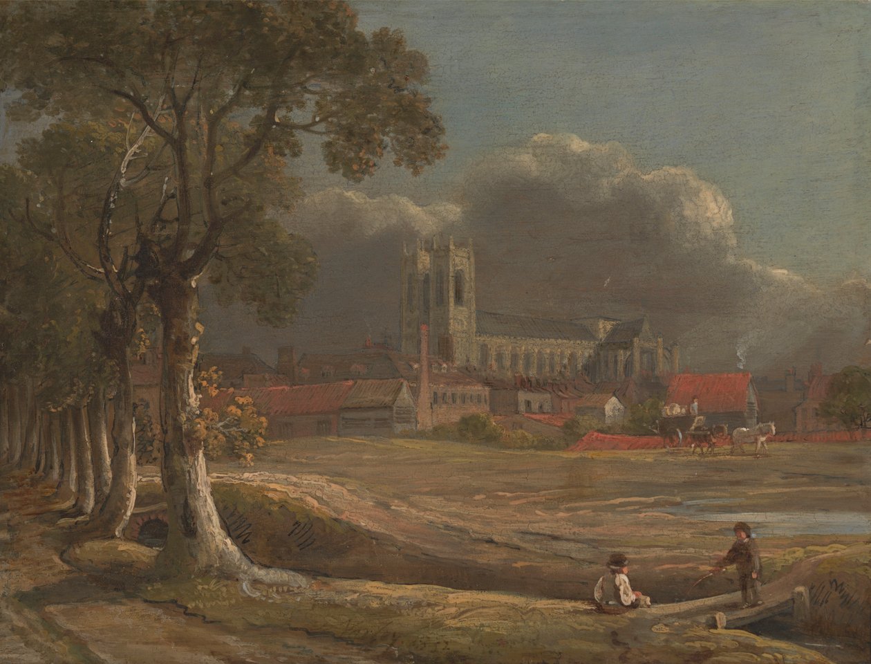 Opactwo Westminsterskie z Tothill Fields autorstwa John Varley
