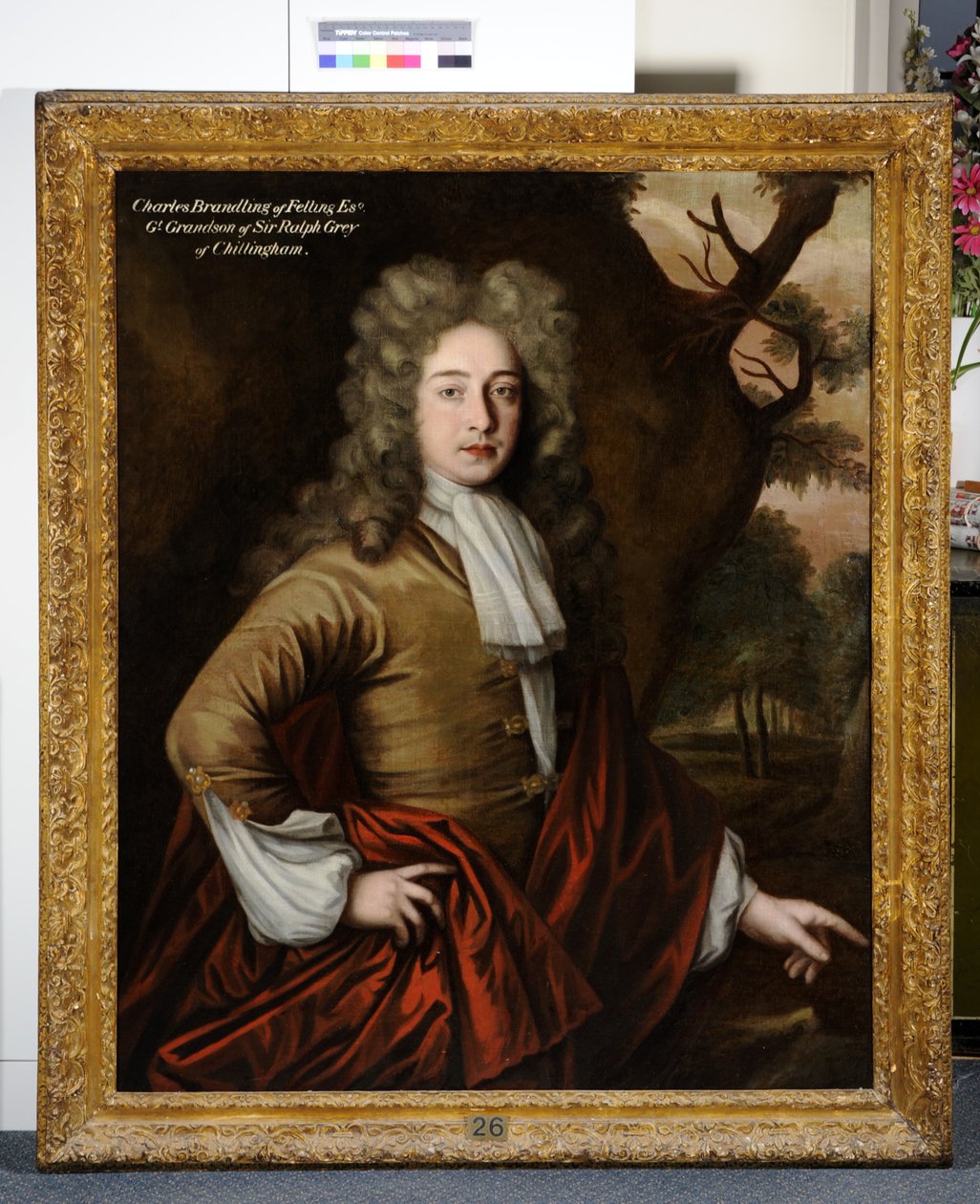 Portret Charlesa Brandlinga autorstwa John Verelst