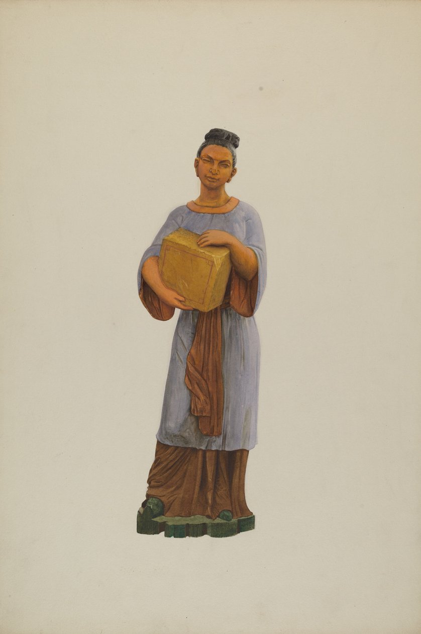Rysunek sklepu herbacianego, c. 1938. autorstwa John W Kelleher