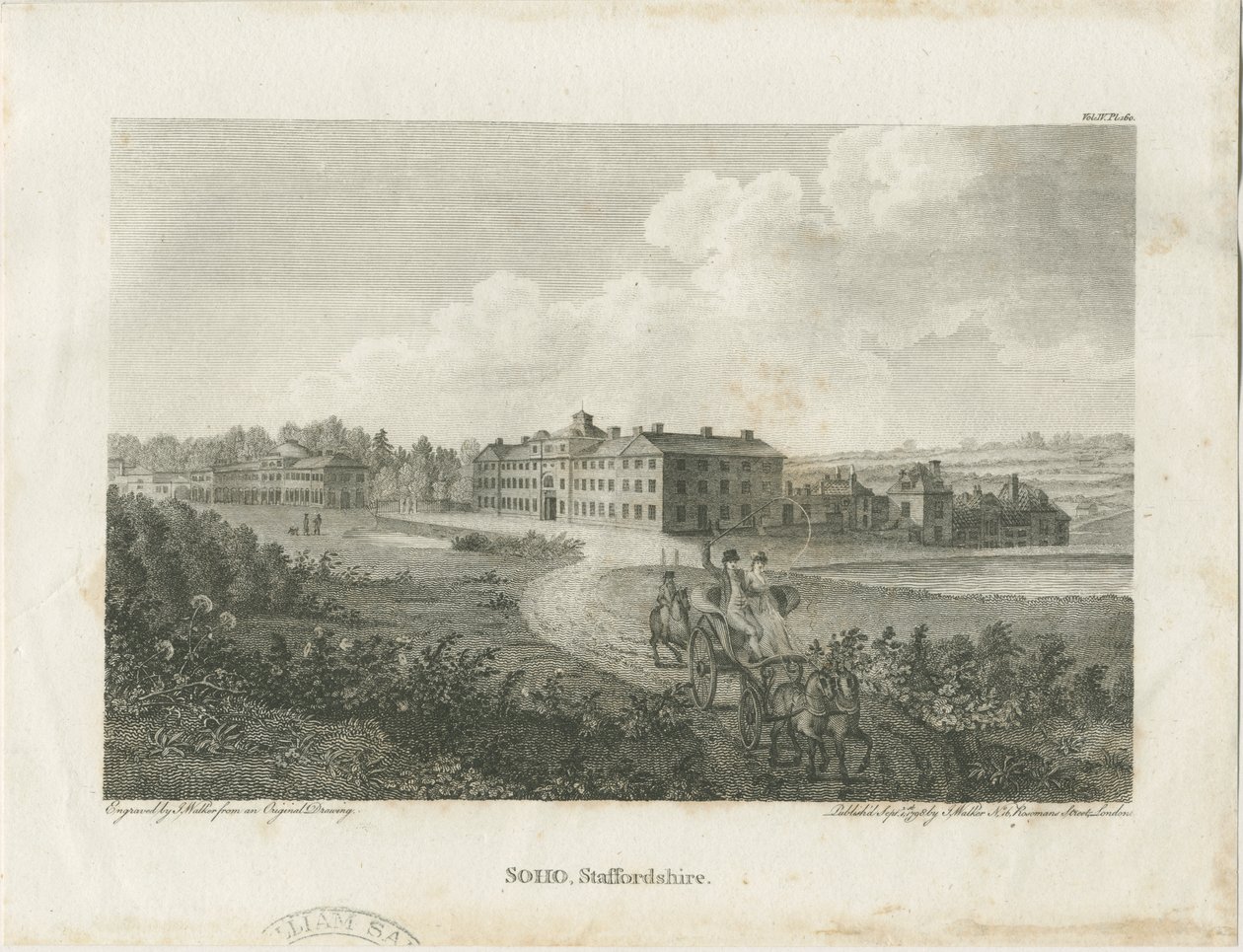 Manufaktura Soho: staloryt, bd [ok. 1798] autorstwa John Walker