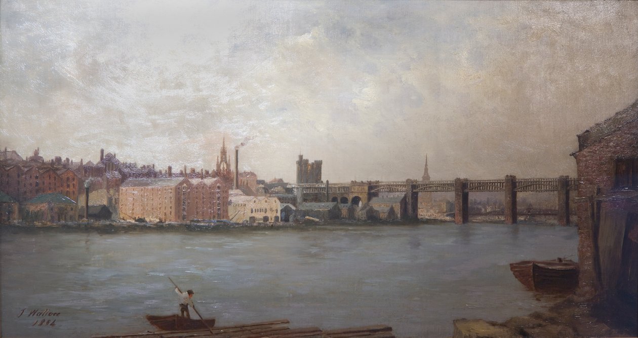 Newcastle upon Tyne od południowego zachodu, 1884 autorstwa John Wallace