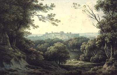 Odległy widok na zamek Windsor autorstwa John Warwick Smith