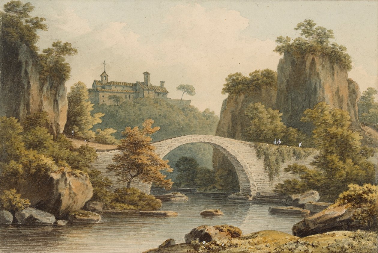 Civita Castellana, c1792-1799 autorstwa John Warwick Smith